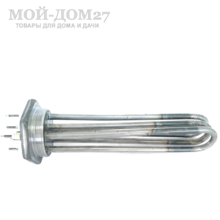 БлокТЭН G2-1/2” - 4,5 кВт для ЭлектроКотла Теплотех | Мой-Дом27 | <u>Мощность</u>: 4,5 кВт (1,5+1,5+1,5 кВт)<br>
 <u>Резьба</u>: G 2½"<br>
 Электропитание: 220/380 В<br>
 Длина нагревательного элемента (с резьбой): 23,5 см<br>
 Комплектация: ТЭН<br>
 Материал: нержавеющая сталь<br>